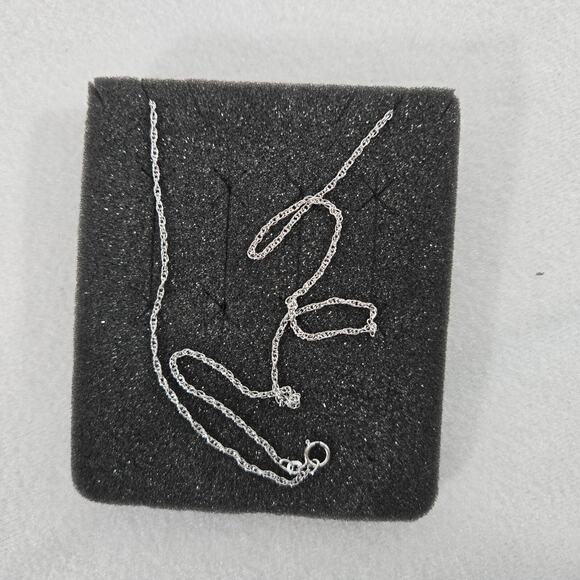 Marcasite & Crystal 17" Necklace Oval Pendant NF 925 Sterling Silver Thailand - Picture 7 of 10